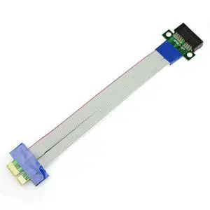 PCI-E 1x Male to Female 1x Extension Cord Cable Adapter 20cm for Graphics Card PCI-E 1x Male to Female 1x Extension Cord Cable Adapter 20cm for Graphics Card