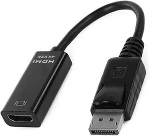 Black DisplayPort 1.2 to HDMI 1.4 Female Adapter Support 4K 2K & 1080p & Audio & 3D Black DisplayPort 1.2 to HDMI 1.4 Female Adapter Support 4K 2K & 1080p & Audio & 3D