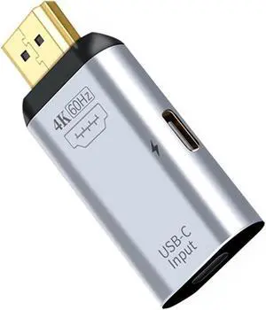 USB-C Type-C Female Host to HDMI Male with PD Power Port Monitor HDTV Displays Adapter 4K 60hz for Laptop Phone USB-C Type-C Female Host to HDMI Male with PD Power Port Monitor HDTV Displays Adapter 4K 60hz for Laptop Phone