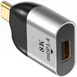 USB-C Type-C Host to Mini Displayport Female Monitor Mini-DP Displays Adapter 4K 60hz for Laptop Phone USB-C Type-C Host to Mini Displayport Female Monitor Mini-DP Displays Adapter 4K 60hz for Laptop Phone