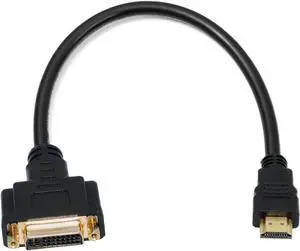 DVI 24+1 Female to Standard HDMI 1.4 Type-A Male 4K Extension Cable for Computer HDTV Graphics Card UHD DVI 24+1 Female to Standard HDMI 1.4 Type-A Male 4K Extension Cable for Computer HDTV Graphics Card UHD