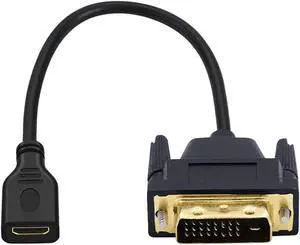 DVI 24+1 Male to Mini HDMI 1.4 Type-C Female 4K Extension Cable for Computer HDTV Graphics Card UHD DVI 24+1 Male to Mini HDMI 1.4 Type-C Female 4K Extension Cable for Computer HDTV Graphics Card UHD