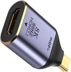 Mini DisplayPort DP to HDMI Female 2.0 HDTV Adapter Support Audio & 3D & 8K 4K 2K 60hz Mini DisplayPort DP to HDMI Female 2.0 HDTV Adapter Support Audio & 3D & 8K 4K 2K 60hz