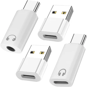 USB C to Lightning Headphone Adapter, USB C to 3.5mm Audio Adapter USB C to Lightning Headphone Adapter, USB C to 3.5mm Audio Adapter