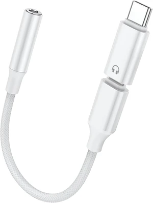 2 Pack Headphone Adapter for Lightning to USB C Male and 3.5mm Female 2 Pack Headphone Adapter for Lightning to USB C Male and 3.5mm Female