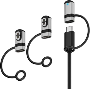3 Pack USB C Magnetic Charger Adapter for AfterShokz, Silver 3 Pack USB C Magnetic Charger Adapter for AfterShokz, Silver