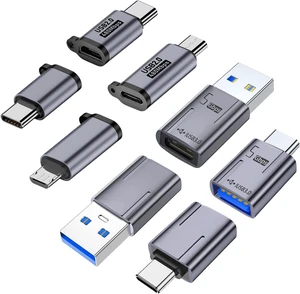 Micro USB to USB C Adapter, USB 3.0 to USB C Converter (Grey, 8 Pack) Micro USB to USB C Adapter, USB 3.0 to USB C Converter (Grey, 8 Pack)