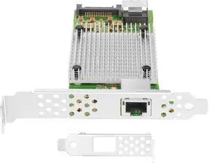 M.2 to 10GbE RJ45 NIC, Single RJ45 Port with 82599 chip, M.2 + M Key + SFF-8087 with 35cm(13.7in) Cable, 10 Gigabit Network Card for Windows, Linux, UEFI M.2 to 10GbE RJ45 NIC, Single RJ45 Port with 82599 chip, M.2 + M Key + SFF-8087 with 35cm(13.7in) Cable, 10 Gigabit Network Card for Windows, Linux, UEFI