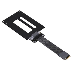 PCIe 5.0 x4 M.2 NVMe to E1.S/E3.S SSD Extension Cable K47SD-BK, 50cm PCIe 5.0 x4 M.2 NVMe to E1.S/E3.S SSD Extension Cable K47SD-BK, 50cm