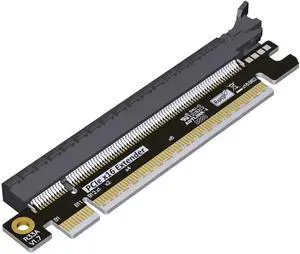 ADT-Link PCIe 5.0 x16 Male to x16 Female Riser Extension Adapter Heightened Test Protection Card (R33A-FG) ADT-Link PCIe 5.0 x16 Male to x16 Female Riser Extension Adapter Heightened Test Protection Card (R33A-FG)