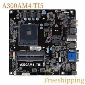 A300AM4-TI5 For ECS Mini ITX Motherboard AM4 DDR4 Support Ryzen 5000 series CPU Mainboard 100% Tested Fully Work