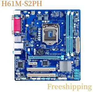 For H61M-S2PH Motherboard LGA1155 DDR3 Mainboard 100% Tested Fully Work