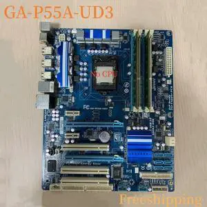 For GA-P55A-UD3 Motherboard 16GB LGA1156  DDR3  Mainboard 100% Tested Fully Work