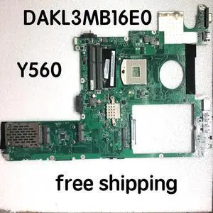 For Y560 Laptop Motherboard DAKL3MB16E0 Mainboard 100%tested fully work