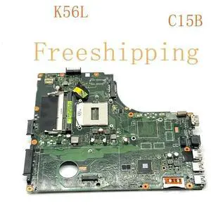 For PEGATRON K56L Laptop Motherboard  C15B REV 2.0 Mainboard 100% Tested Fully Work