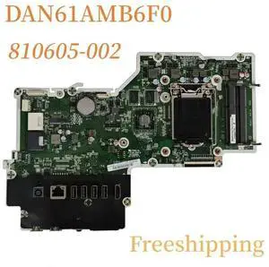 810605-002 For TPC-Q017 Motherboard DAN61AMB6F0  810605-001 810605-602 With N61A Mainboard 100% Tested Fully Work