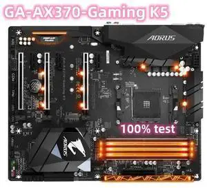 For GA-AX370-Gaming K5 Motherboard 64GB AM4 DDR4 ATX X370 Mainboard 100% Tested Fully Work