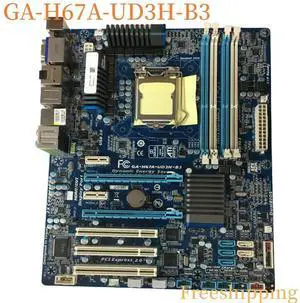 For GA-H67A-UD3H-B3 Motherboard H67 LGA1155 DDR3 Mainboard 100% Tested Fully Work