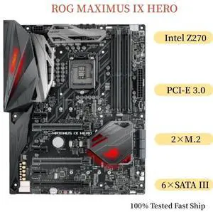 For ROG MAXIMUS IX HERO Motherboard 64GB LGA 1151 DDR4 ATX Mainboard 100% Tested Fast Ship