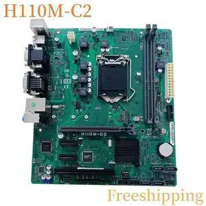 For H110M-C2 Motherboard 32GB LGA1151 DDR4 Mainboard 100% Tested Fully Work