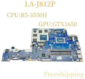 LA-J812P For Nitro A715-41G Laptop Motherboard NBQ8Q11001 With R5-3500H CPU GTX1650 GPU Mainboard 100% Tested Fully Work