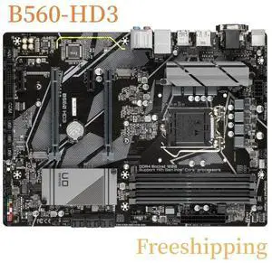 For B560 HD3 Motherboard LGA1200 DDR4 Mainboard 100% Tested Fully Work