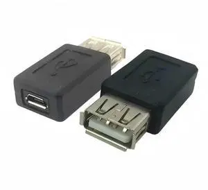USB 2.0 Adapt Type A Female to Micro USB Female Adapter