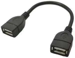 USB Extension Cable USB 2.0 Type A Female to A Female Coupler Connector F/F Converter 0.1M