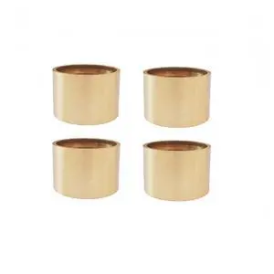 Gisswinn Brass Furniture Leg Caps, Round Shape, 30mm Diameter x 20mm Height, 1.5mm Thick  Heavy-Duty Metal Feet Protectors for Chairs, Tables, Cabinets  Set of 4