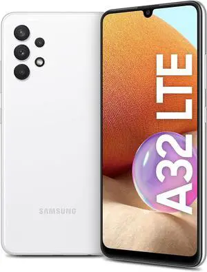 Samsung Galaxy A32: Cricket Only, 64GB, Awesome White (Good - Grade B)