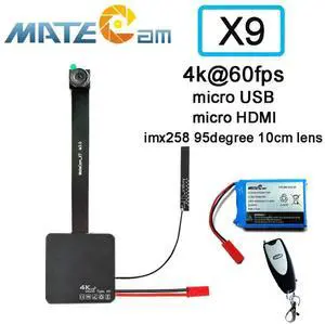 95° IMX258 Mini Spy Len with Full 4K HD Security Hidden Camera, DIY Module 4K Hidden Spy subminiature Camera Tiny Wireless Small Nanny Cam Smart Home Surveillance Equipment for Security