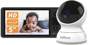 Levana Ella 5 720P HD Video Monitor with 1 Camera
