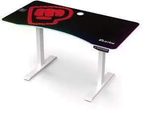 Rise Series Electric Sit-Stand Desk | PewDiePie Limited Edition RGB Desk Mat with Wireless Charging Rise Series Electric Sit-Stand Desk | PewDiePie Limited Edition RGB Desk Mat with Wireless Charging