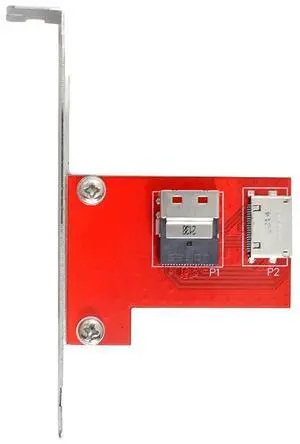 xiwai PCI-Express 4.0 Slimline SAS SFF-8654 to Oculink SFF-8611 SFF-8612 PCBA Female Adapter with Bracket
