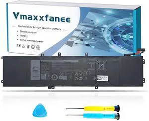 Vmaxxfanee 4K1VM Laptop Battery Replacement for Dell G7 17 7700 Series Notebook W62W6 0W62W6 9TM7D 09TM7D NCC3D 0NCC3D NYD3W 0NYD3W XYCW0 0XYCW0 V0GMT 11.4V 8070mAh 97Wh 6-Cell