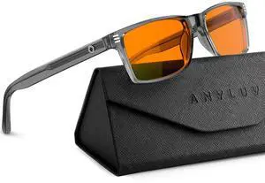 ANYLUV Blue Light Glasses for Men & Women, Lightweight Stylish Blue Light Blocking Glasses, Eye Strain Relief Eye Protection