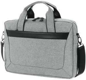 uxcell 14.1-15.4 Inch Laptop Briefcase Bag, Water-Resistant Laptop Shoulder Bag, Expandable Business Crossbody Bag, Multi-function Computer Carrying Bag for Travel College, Gray