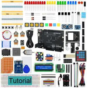 Freenove Ultimate Starter Kit with Board V5 Rev4 Mini (Compatible with Arduino IDE), Arm Cortex-M4 Microcontroller, 399-Page Detailed Tutorial, 220 Items, 78 Projects