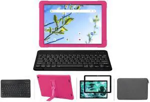(4 in 1) Onn 11 inch Tablet Pro Keyboard Case and Screen Protector, Screen Protector and Case for Onn Tablet Pro 11 inch (2023 Model) (RED)