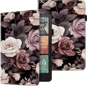 ALILANG Case for New 7" Kindle Paperwhite 12th Generation 2025/2024 and Kindle Colorsoft Signature Edition 2024,Shockproof Slim Foldable Stand Cover for Kindle Paperwhite 2024 Case -Rose