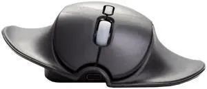 HandshoeMouse Shift Ambidextrous Ergonomic Mouse - Bluetooth and Wired Connections - Easily Switches Between Left and Right Hands (Large)