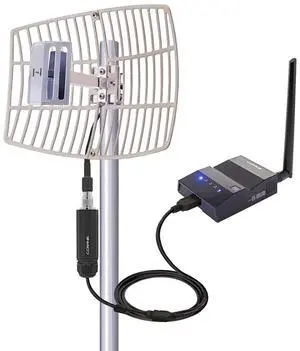 C. Crane CC Vector Extended Long Range WiFi Receiver System - Works with All Devices - Receives Distant WiFi and Repeats to All WiFi Devices in a New Location 2.4GHz