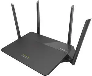 D-Link WiFi Smart Router AC1900 Wireless Dual Band MU-MIMO Powerful Dual Core Processor Fast Gaming & 4K Streaming Reliable Coverage (DIR-878), Black