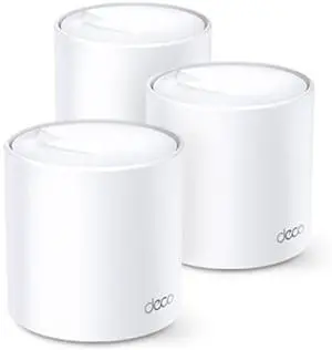 TP-Link Deco X4300 Pro Whole Home Mesh Wi-Fi 6 System 3-Pack Speeds Up to 4,300 MBPS (White)