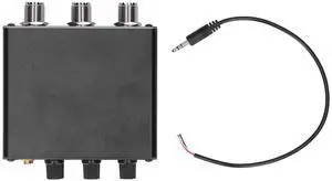Eujgoov 3P XPhase QRM, 1MHz to 30MHz Adjustable Aluminum Alloy Canceller with Knob Built-in PTT Control