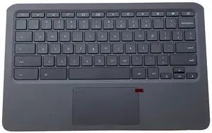 New Genuine Replacement for HP Chromebook 11A-NB0013DX 11A-NB0047NR NB Laptop Upper Case Palmrest Keyboard Touchpad Assembly Part L99855-001