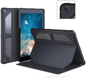 UZBL Case for iPad 9th Generation (2021) / 8th Generation (2020) / 7th Gen (2019) 10.2 Inch, Mag Folio Premium Vegan Leather Protective Case Cover with Multi Angle Magnetic Stand