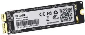 FLEANE FM13A 1TB PCIE 3.0x4 NVME SSD with DIY Tools for MacBook Air A1465 A1466 (2013-2017), MacBook Pro Retina A1398 A1502 (Late 2013-Mid 2015), iMac A1419 A1418 (2013-2017)
