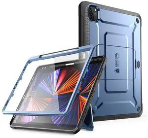 SUPCASE for iPad Pro 12.9 Inch Case 6th/5th/4th Generation 2022/2021/2020 (Unicorn Beetle Pro), [Built-in Screen Protector & Stand & Pen Holder] Full-Body Rugged Cover for iPad Pro 12.9 Inch, Tilt