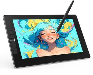 Drawing Tablet with Screen VEIKK VK1200 11.6 inch Full-Laminated Drawing Monitor with 6 Shortcut Keys and 8192 Levels Battery Free Stylus Pen, for PC/Mac/Linux/Windows(120% sRGB)